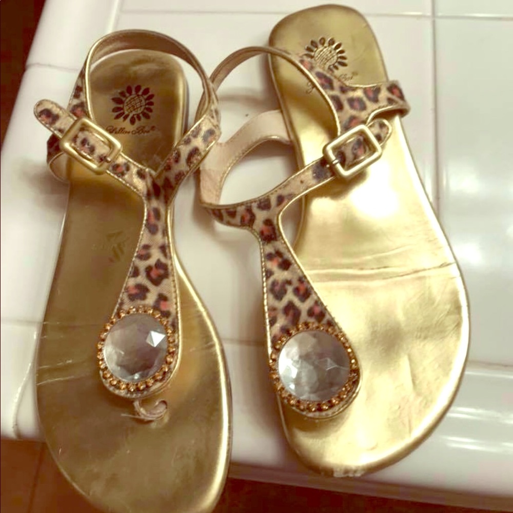 Yellow box sandal